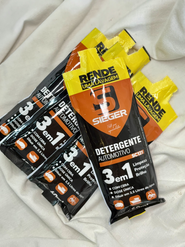 DETERG AUTO C/CERA SIEGER DOSE UNICA SC121 60ML.