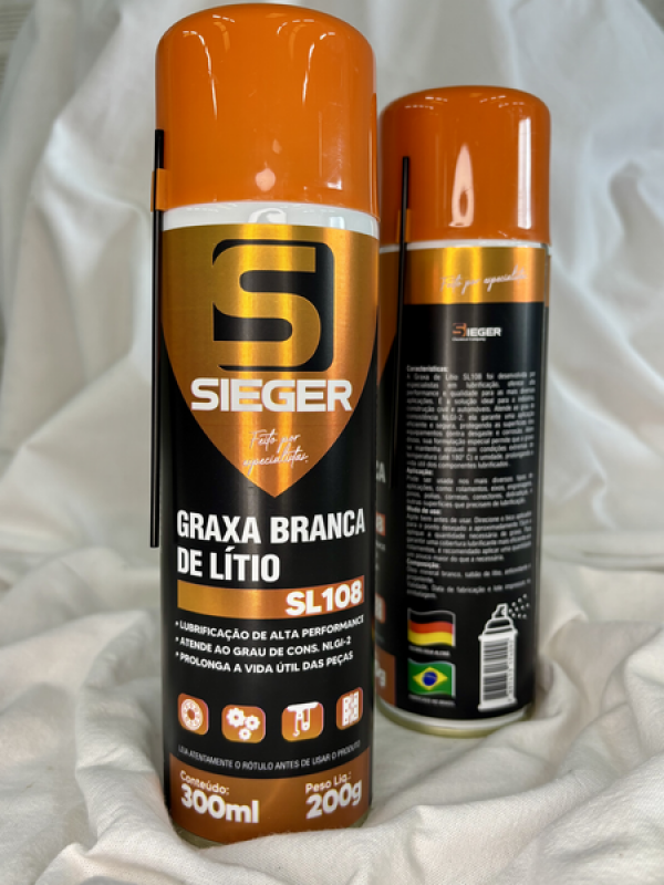 GRAXA DE LITIO SPRAY SL108 SIEGER 300ML/200G   .