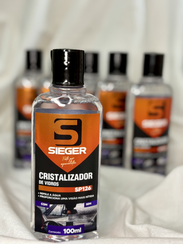 CRISTALIZADOR DE VIDROS SP126 100ML - SIEGER   .