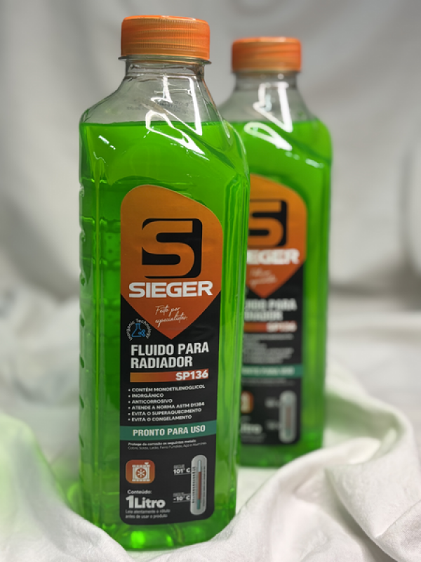 FLUIDO P/RAD P/USO INORG SP136 VERDE 12X1L SIEGER - SP136