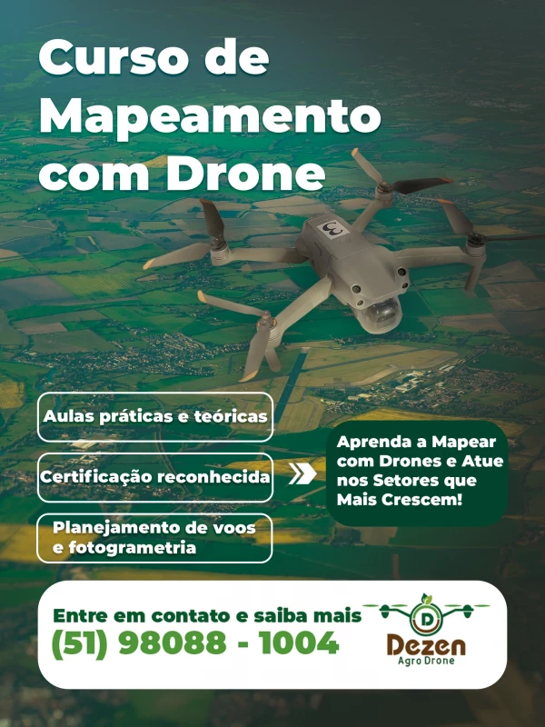 Curso de mapeamento com drone 