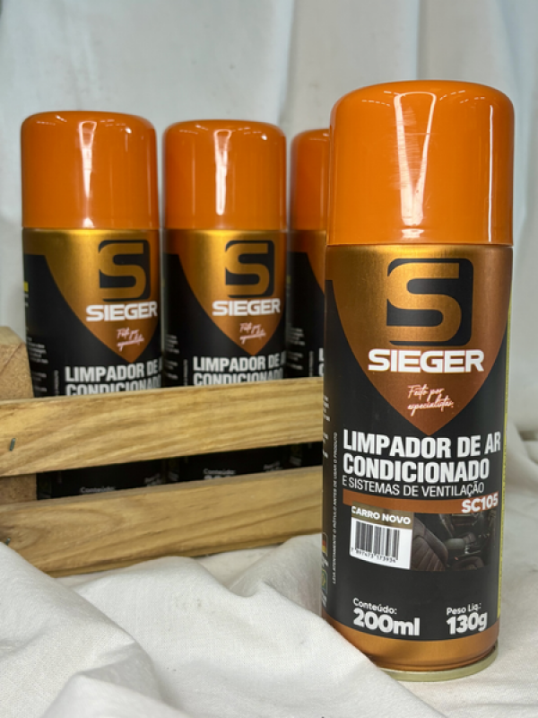 LIMPA AR C. SC105 CARRO NOVO 200ML/130G SIEGER .