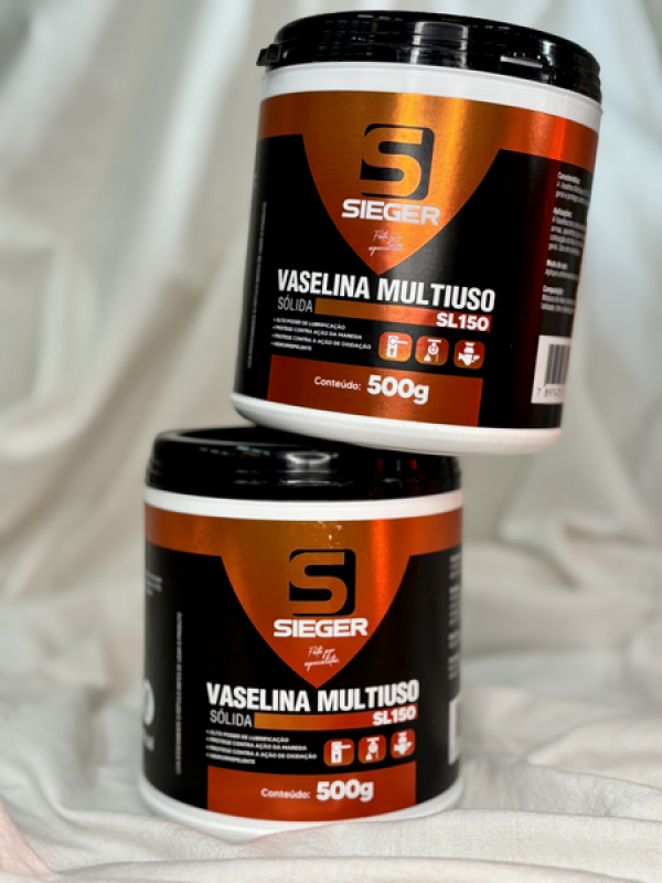 VASELINA SOLIDA SL150 SIEGER 500G              .