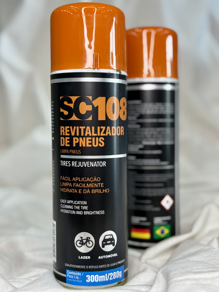 REVITALIZADOR DE PNEU SC108 300ML/280G - SIEGER.