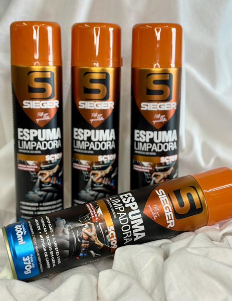ESPUMA LIMPADORA SC109 SIEGER 400ML/370G .