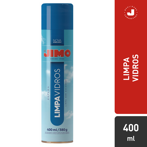 JIMO LIMPA-VIDROS AERO 400 ML * CX.12 - Lote: 105053